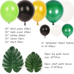 Animal Balloon Theme Party Scene Decoration Green Forest Series Balloons - Image 3