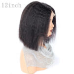Kinky Straight Front Human Hair wigs - Image 4