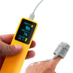Handheld Foreign Trade Pulse Oximeter Monitor Blood Oxygen Cross-Border Oximeter Palm Oximeter Finger Clip - Image 2