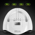 Sun X7Max Nail Phototherapy Machine 180W High-Power Portable Nail Baking Lamp Dual Light Source Nail Dryer - Image 4