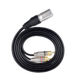 Canon To Dual RCA Audio Line Canon Male And Female To 2 RCA Lotus Line XLR Canon One-point Two-speaker Amplifier - Image 6