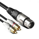Canon To Dual RCA Audio Line Canon Male And Female To 2 RCA Lotus Line XLR Canon One-point Two-speaker Amplifier - Image 7