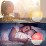 Smart Version APP Controlled WIFI 7 Color Changing Digital Wake Up Light - Image 4