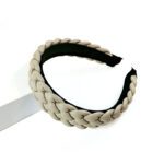 New Net Red Leather Braided Headband  Candy-Colored Braid Hairpin  Pressed Hair Pu Headband For Women - Image 2