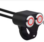 Motorcycle Switch Angel Eyes With Light Switch Self-Locking Switch Without Lock Switch Fog Light Switch Cross-Border E-Commerce Switch - Image 2