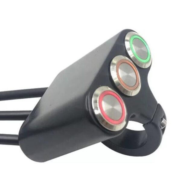 Motorcycle Modification Universal Double Flash Switch Double Flash Warning Switch Double Jump Switch