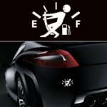 Funny Car Sticker Pull Fuel Tank Pointer Ef Fuel Tank  Car Sticker Fuel Tank Vinyl Sticker Decal - Image 5