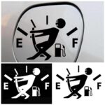 Funny Car Sticker Pull Fuel Tank Pointer Ef Fuel Tank  Car Sticker Fuel Tank Vinyl Sticker Decal - Image 7