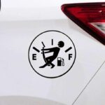 Funny Car Sticker Pull Fuel Tank Pointer Ef Fuel Tank  Car Sticker Fuel Tank Vinyl Sticker Decal - Image 8