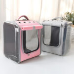 Space Capsule Cat Bag Outing Portable Backpack Pet Bag Pvc Laser Symphony Pet Bag - Image 4