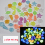 Garden aquarium aquarium luminous stone Artificial fluorite fluorescent luminous pebbles - Image 7