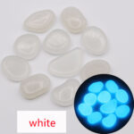 Garden aquarium aquarium luminous stone Artificial fluorite fluorescent luminous pebbles - Image 4