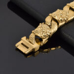 Stainless Steel Titanium Bully Dog Full Dog Head Collar - Image 4