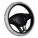 Elastic Band Type Elastic Car Steering Wheel Cover Without Inner Ring Colorful Glitter Sequin Car Grip Cover - Image 8