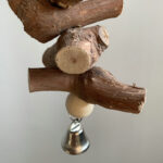 Parrot Vine Solid Wood Molar String With Bell - Image 4