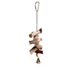 Parrot Vine Solid Wood Molar String With Bell - Image 2