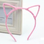 Cute Cat Ear Headband Korea Super Cute Sweet Small Fresh Hairpin Headband Adult Headwear Face Wash Headband - Image 2