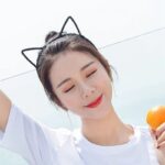 Cute Cat Ear Headband Korea Super Cute Sweet Small Fresh Hairpin Headband Adult Headwear Face Wash Headband - Image 6