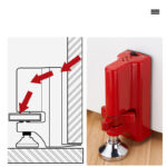 Door Stopper, Top Door, Hotel Safety, Living Alone, Home Blocking, Door Blocking, Door Blocking, Anti-Theft Alarm, Portable Overseas - Image 2