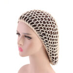 Ladies Hand Crocheted Drooping Hair Net, Hair Care Long Net Bag, Mesh Night Cap - Image 4
