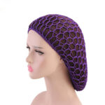 Ladies Hand Crocheted Drooping Hair Net, Hair Care Long Net Bag, Mesh Night Cap - Image 7