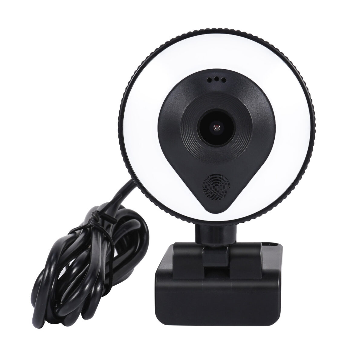 2K Touch Computer Camera Usb Live Hd Computer Camera Fill Light Camera - Image 1