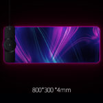 Colorful Wireless Charging Mouse Pad Fingerprint Touch Key Wireless Charging Mouse Pad Wireless Charging Mouse Pad Mouse Pad - Image 3