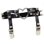 Newest Womens Sexy Elasticity Harness Heart Leg Chain Garter Belts Cosplay Spike High Quality Elastic Thigh Ring Garter - Image 6