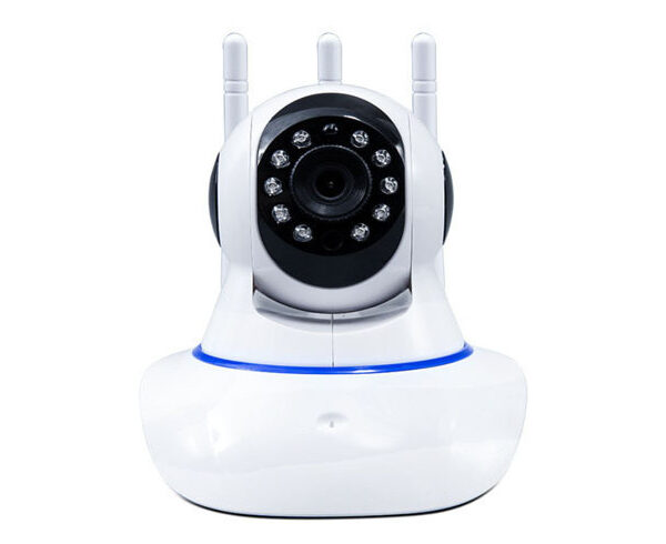 Intelligent Rotary Head Shaker Wifi Remote Wireless Network Three Antenna Camera Home Monitoring Hd Night Vision