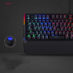 Optical Axis Mechanical Keyboard Green Axis With Wrist - Image 3