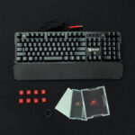 Optical Axis Mechanical Keyboard Green Axis With Wrist - Image 5