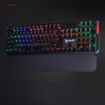 Optical Axis Mechanical Keyboard Green Axis With Wrist - Image 4