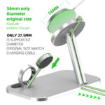 Alloy Storage Base Data Cable Accessories Watch Charging Stand - Image 6