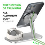 Alloy Storage Base Data Cable Accessories Watch Charging Stand - Image 5