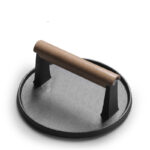 Cast Iron Steak Press Board Barbecue Tools Teppanyaki Teppanyaki Squid Press Board Barbecue Outdoor Picnic Accessories - Image 3