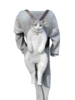 Simulation Cat Backpack Doll Children'S  Kitten Model Fake Simulation Animal Doll Plush Toy - Image 2
