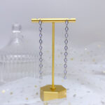 Hengshan Natural Moonstone Tassel Earrings - Image 6