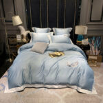 Silky Egyptian Cotton Bedding Set Luxury Feather - Image 2