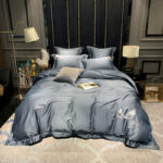 Silky Egyptian Cotton Bedding Set Luxury Feather - Image 3