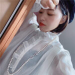 Natural Freshwater Pearl Long Sweater Chain Simple - Image 3