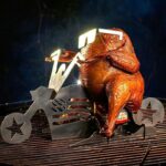 Chicken Stand Beer Funny American Motorcycle BBQ Steel Rack Tools Funny Roast Chicken Rack Grilling Roast Rack - Image 5