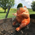 Chicken Stand Beer Funny American Motorcycle BBQ Steel Rack Tools Funny Roast Chicken Rack Grilling Roast Rack - Image 2