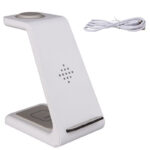 Wireless Charger Compatible With Iphone12 Three-In-One Charging Stand Iwatch6 Fast Charging Base - Image 5