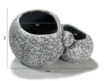 Ceramic Simulation Stone Hydroponic Pots Multifunctional Cichlid Pots Hide Breeding Fish Tanks - Image 4