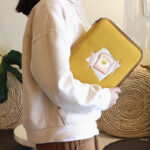 Compatible with Apple, Korean Embroidery Toast ipad Tablet Notebook Computer Liner Bag 11 inch 13 inch Handheld Digital Storage Bag - Image 3