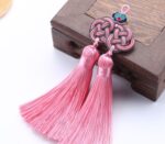 Double Money Knot Double Tassel Jewelry Pendant - Image 2