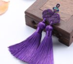 Double Money Knot Double Tassel Jewelry Pendant - Image 3
