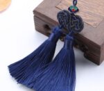 Double Money Knot Double Tassel Jewelry Pendant - Image 4