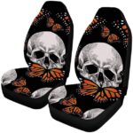 Car Seat Cover All-Inclusive Classic Skull Printing Universal Cross-Border Amazon Ebaywish Aliexpress Hot Style - Image 6