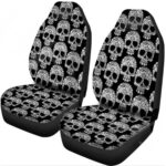 Car Seat Cover All-Inclusive Classic Skull Printing Universal Cross-Border Amazon Ebaywish Aliexpress Hot Style - Image 2